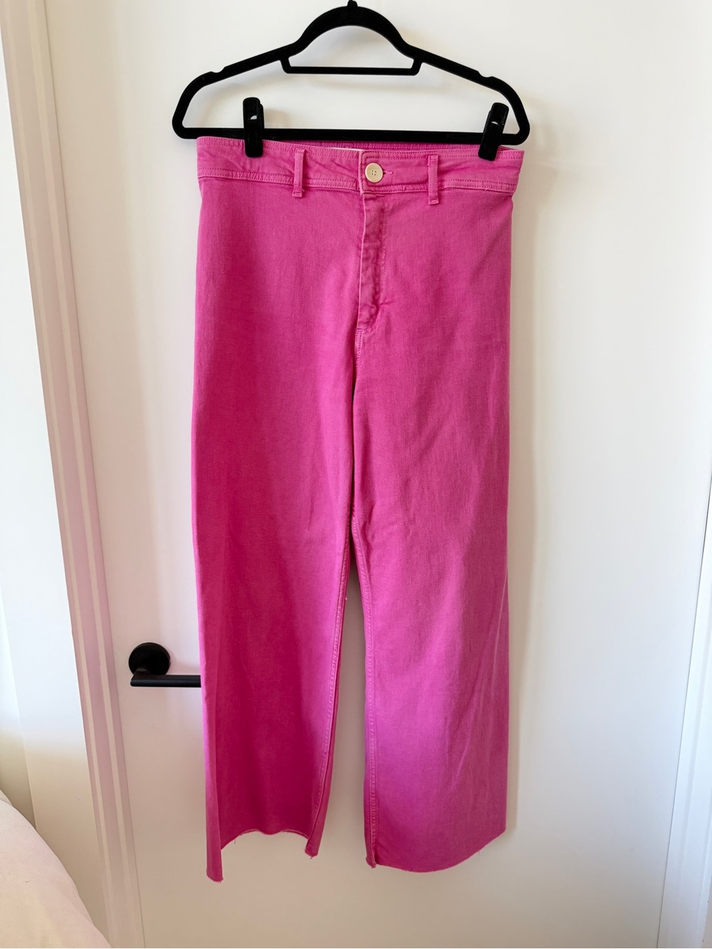 Zara Bright Pink Straight-Leg Women’s Jeans